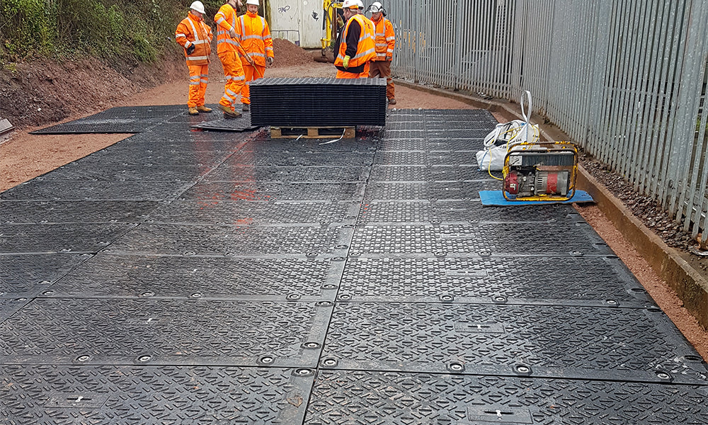 MaxiTrack Temporary Roadway Provides Durable Site Access