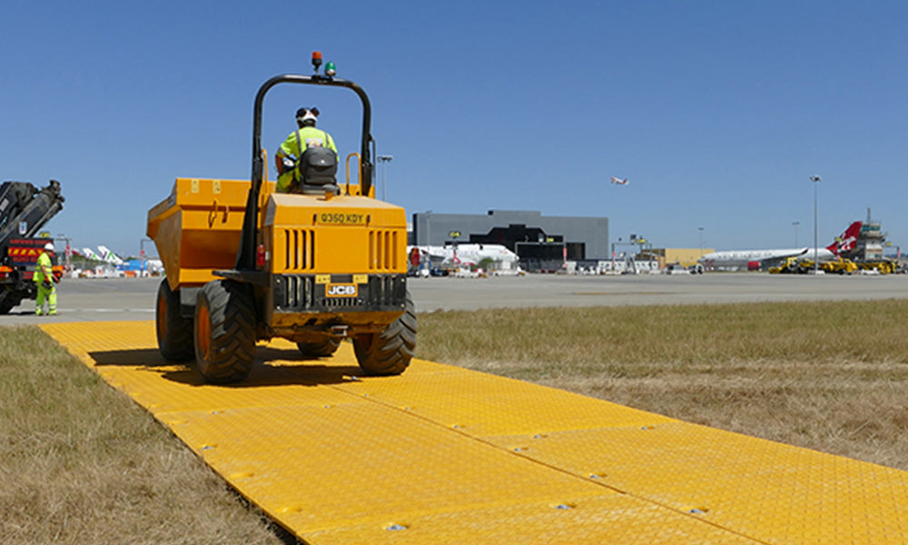 XtremeMat Roadway for Airport Hangar Project