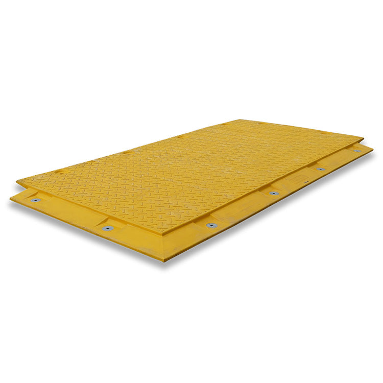 Yellow XtremeMat with textured surface on a white background
